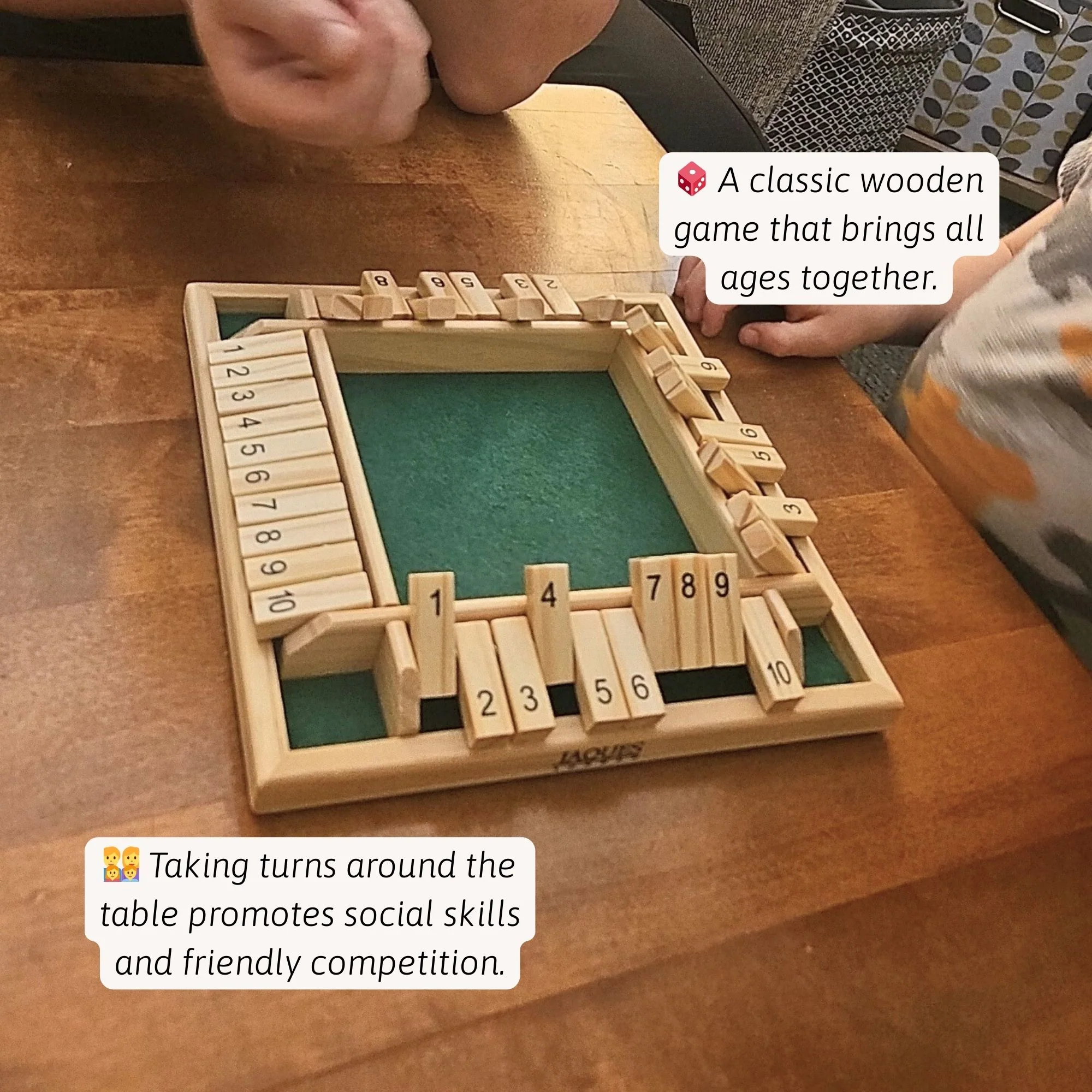 Wooden Game - Shut The Box - Image 3