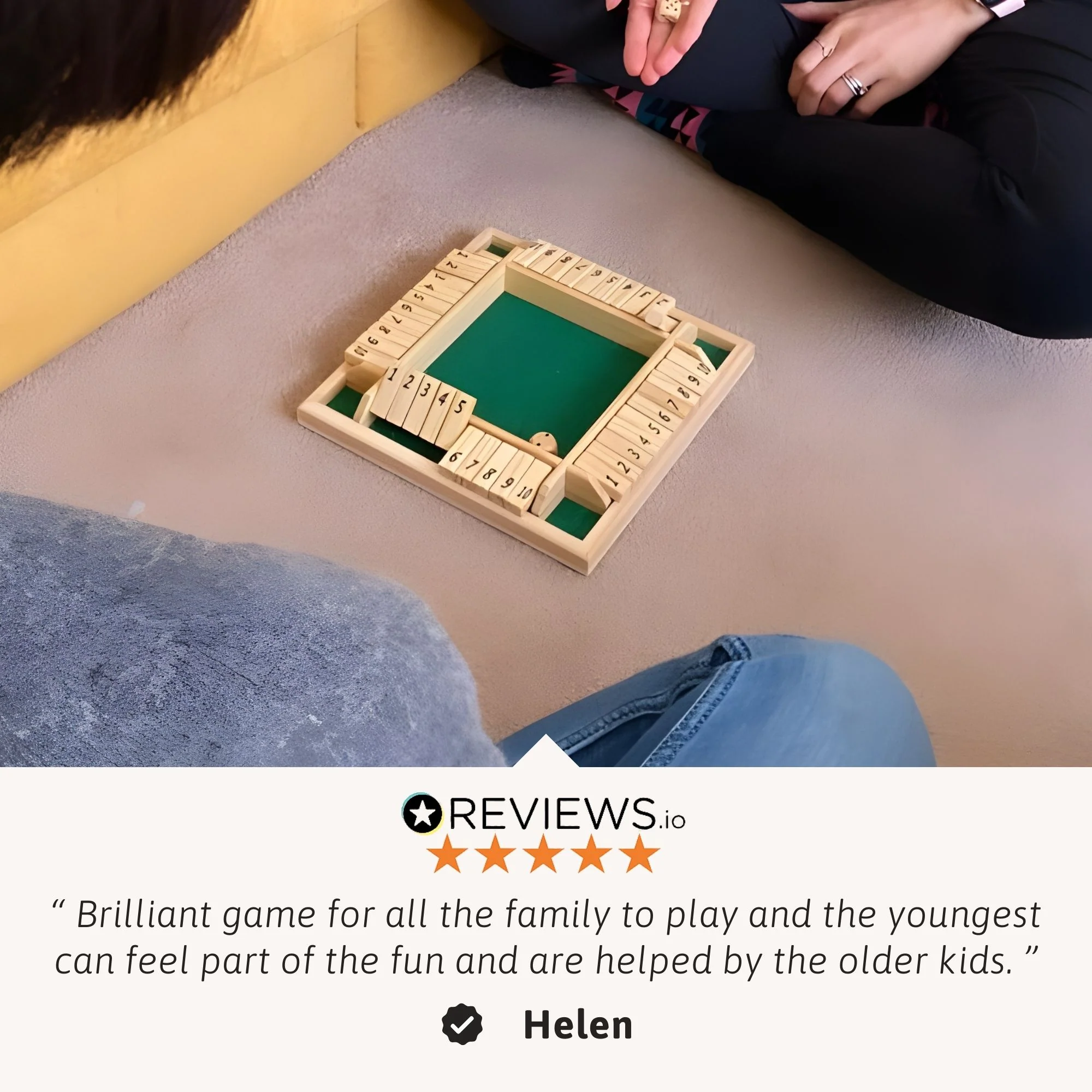 Wooden Game - Shut The Box - Image 4