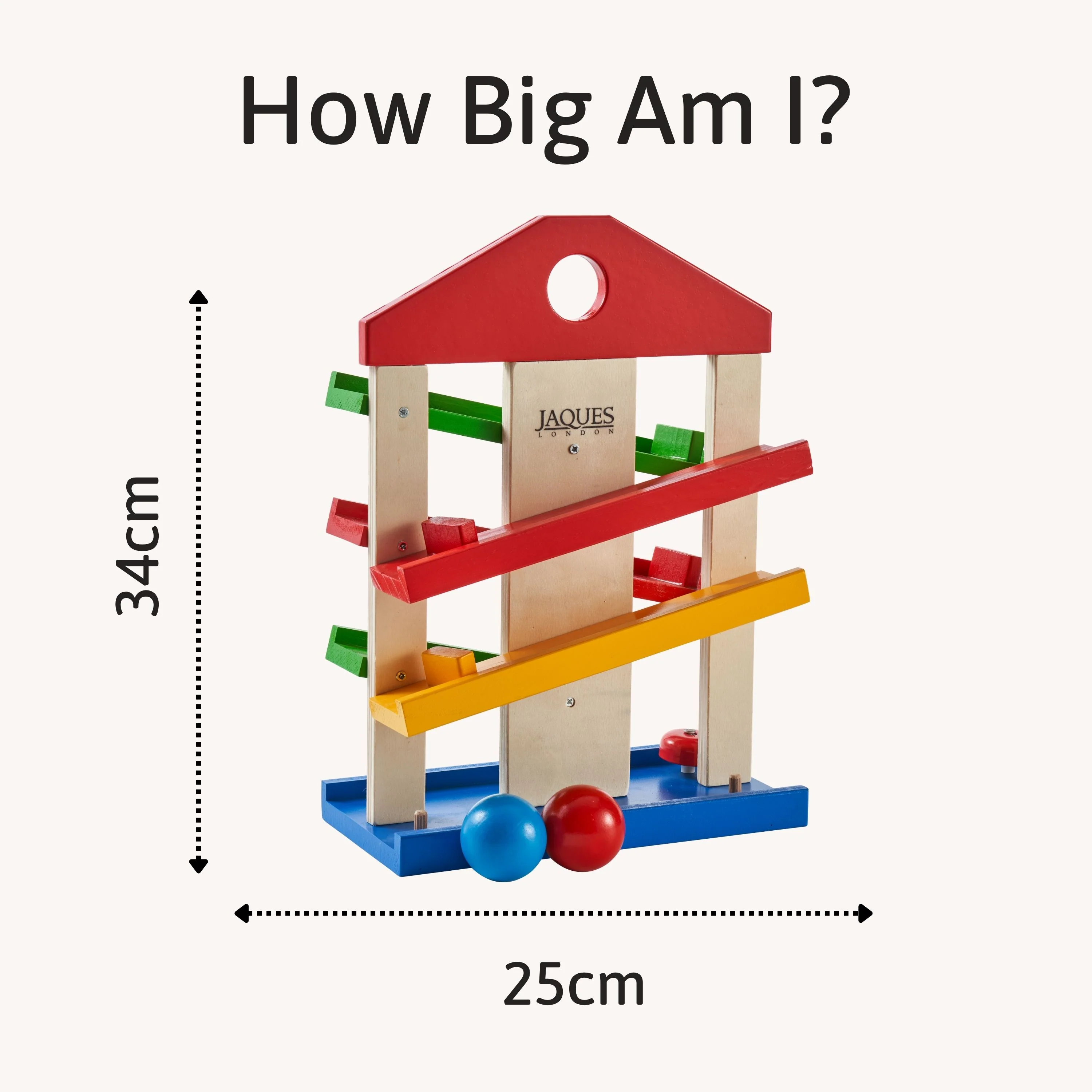 Ball Track - Wooden Ramp Toy - Image 2
