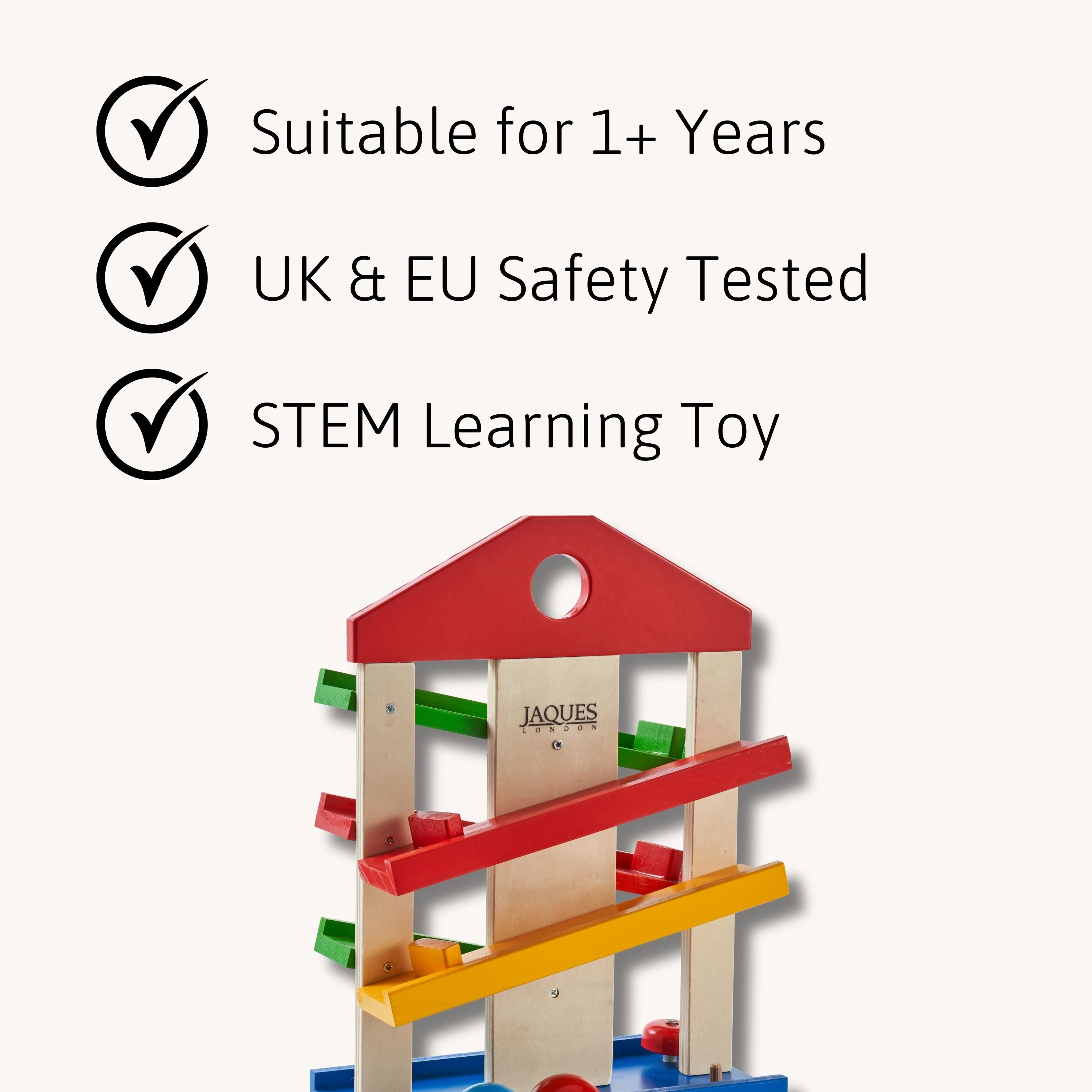 Ball Track - Wooden Ramp Toy - Image 5