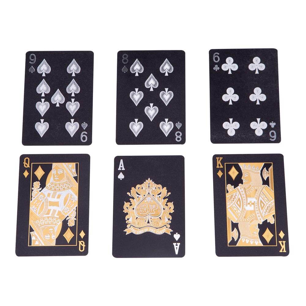Black Playing Cards - Deluxe Waterproof Cards - Image 4
