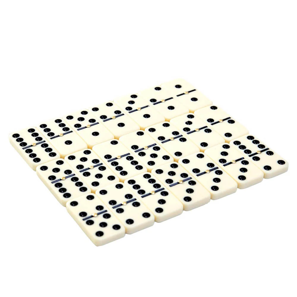 Double Six Dominoes - Dominoes Set in Tin Box - Image 3