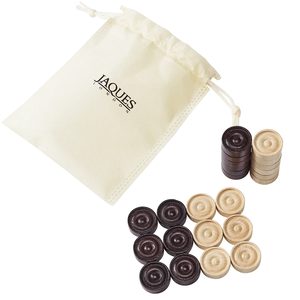 Draught Pieces - Wooden Draughts Pieces