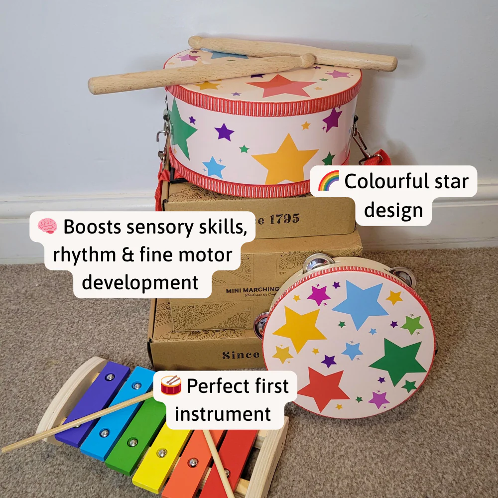 Wooden Instrument - Toy Drum - Image 7