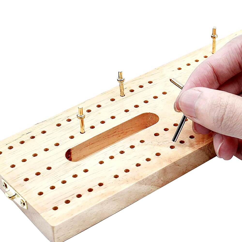Folding Cribbage Board - Travel Cribbage Set - Image 2