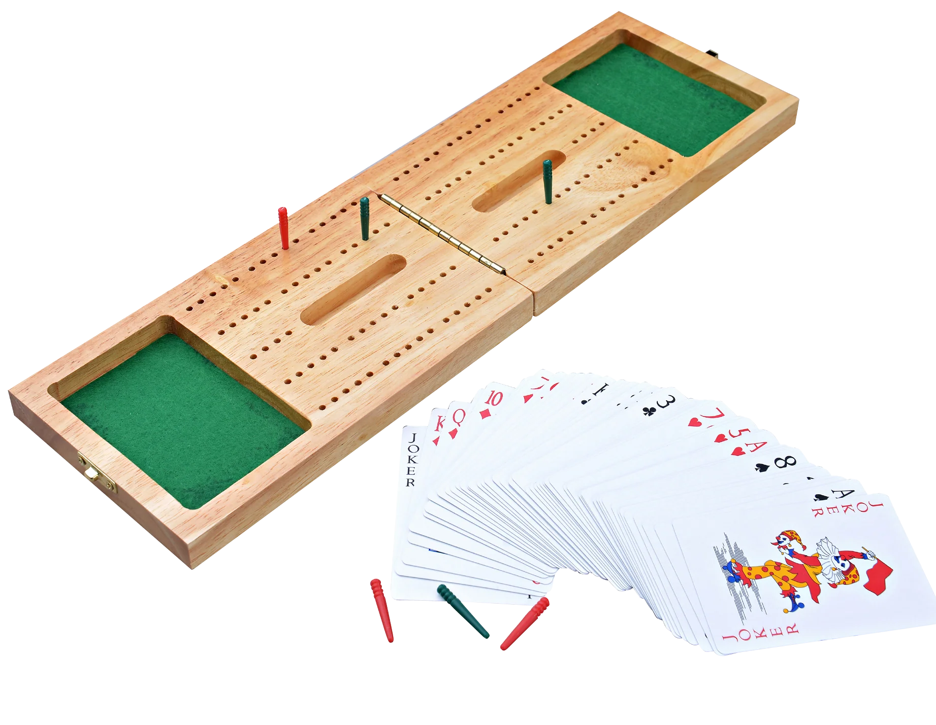 Luxury Cribbage Set - Cribbage Board & Cards