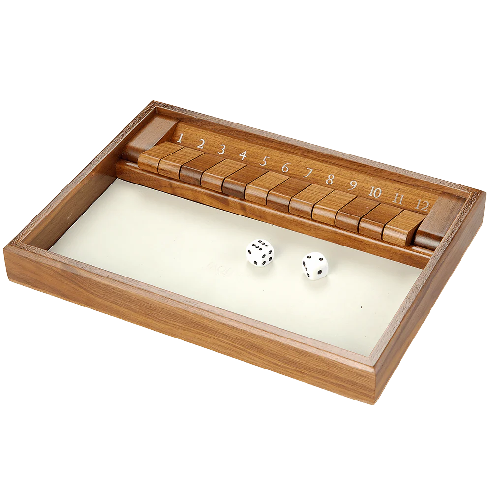 Shut the Box - Grand Black Walnut Shut The Box