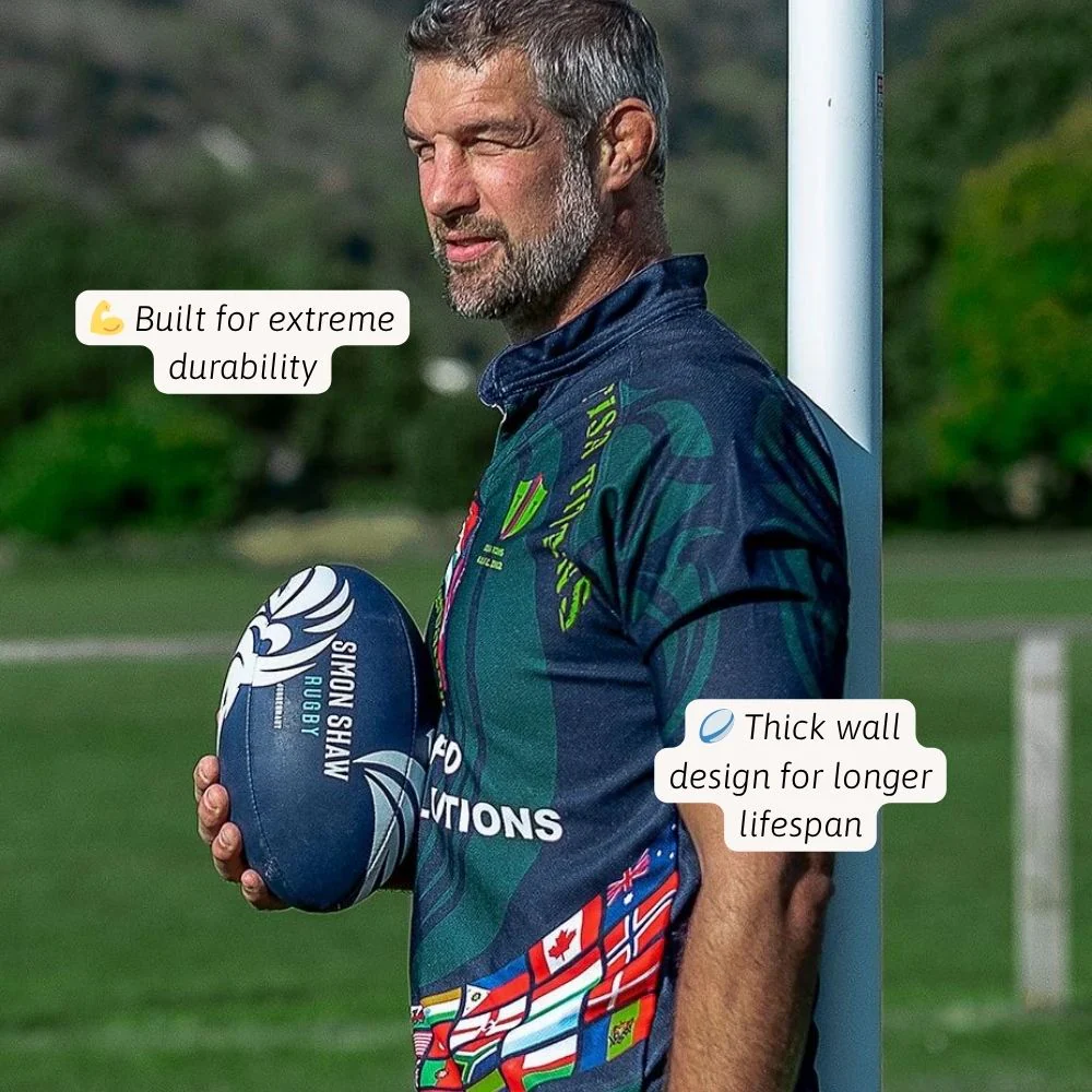 Simon Shaw Juggernaut Rugby Ball - Image 2