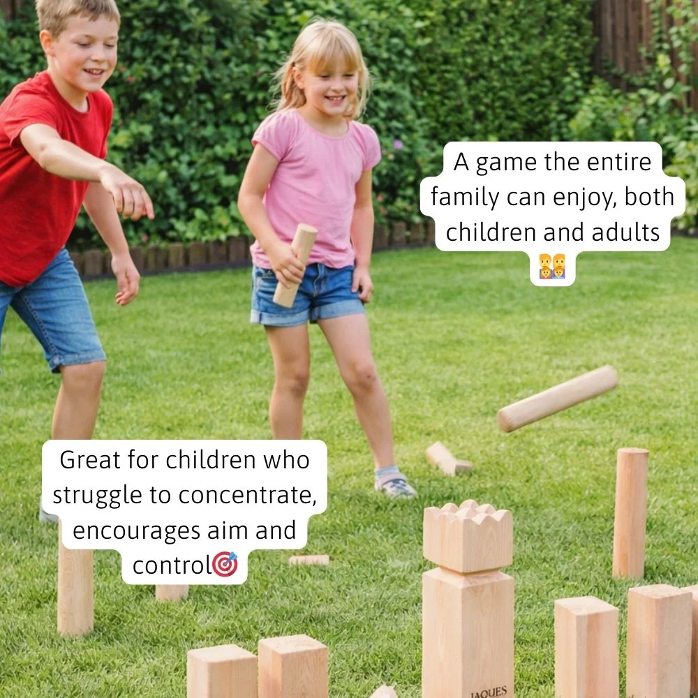 Kubb Game Set - Large Garden Game - Image 3