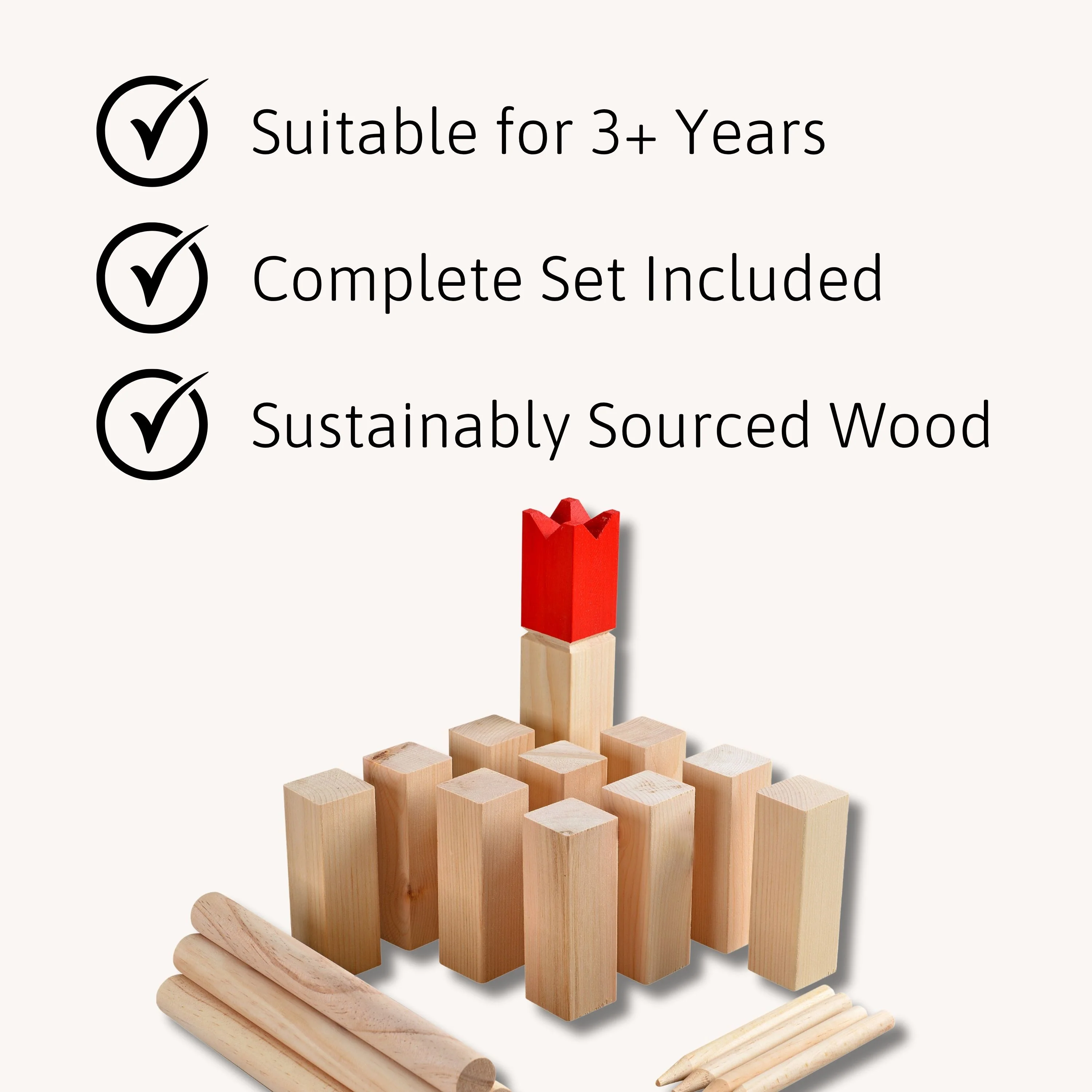 Kubb Outdoor Game - Garden Games for All Ages - Image 5