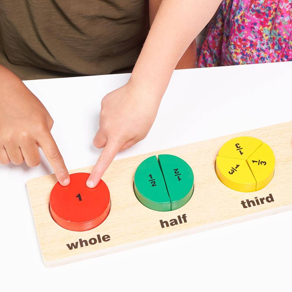Fractions Shape Puzzle - Learning Toy - Image 4