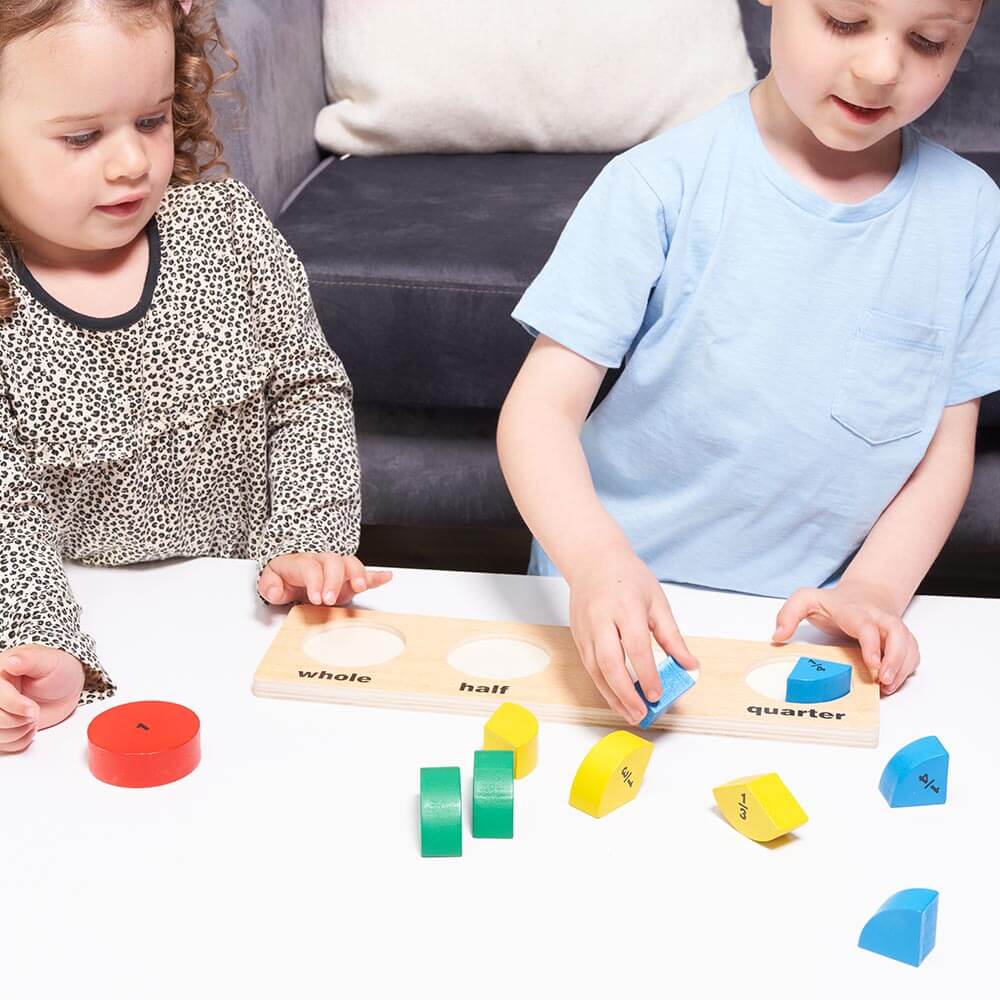 Fractions Shape Puzzle - Learning Toy - Image 5