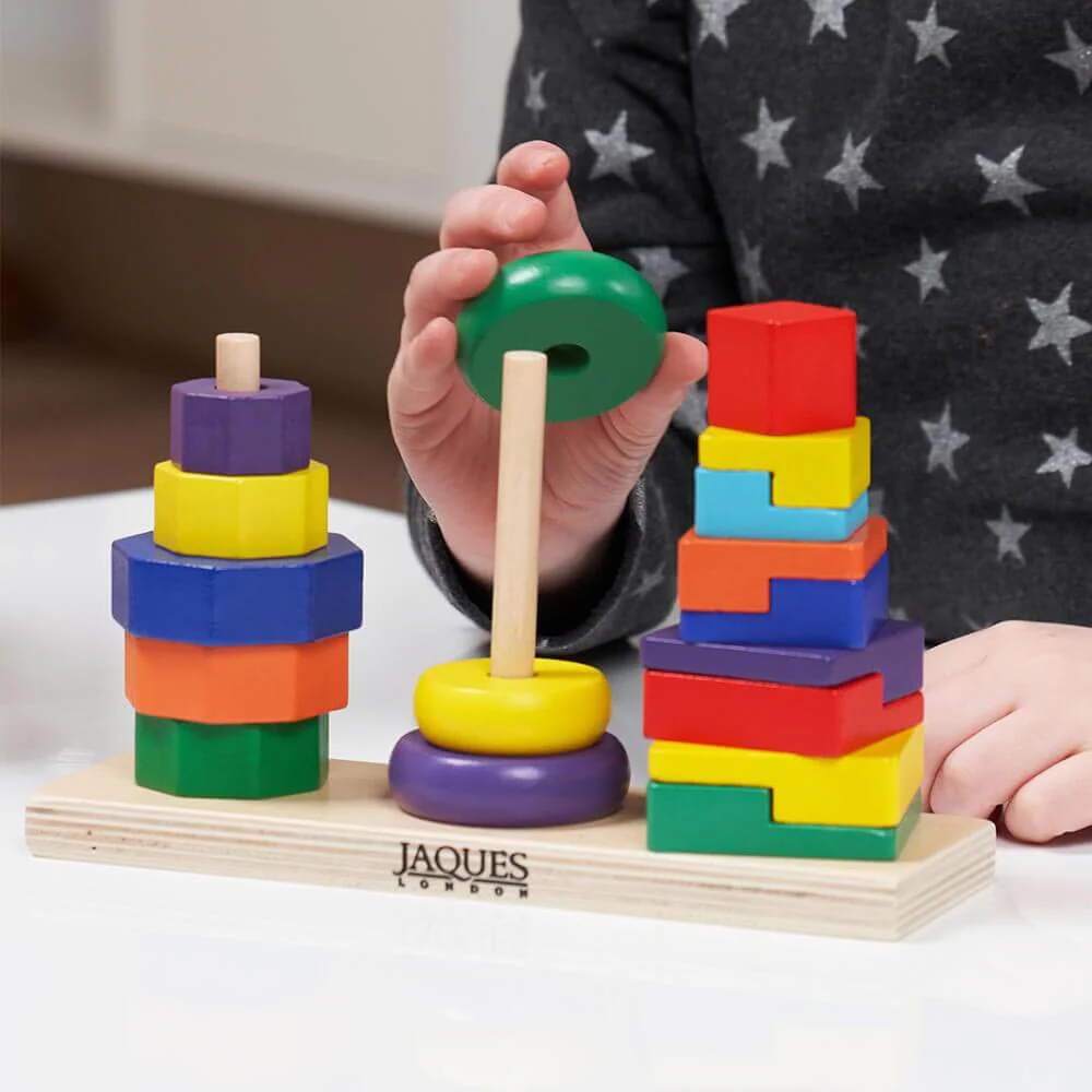 Colour Stacker - Wooden Stacking Toy - Image 5