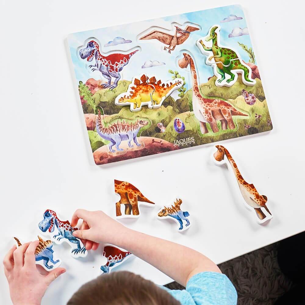 Wooden Dinosaur Puzzle - Kid's Puzzle Board - Image 2