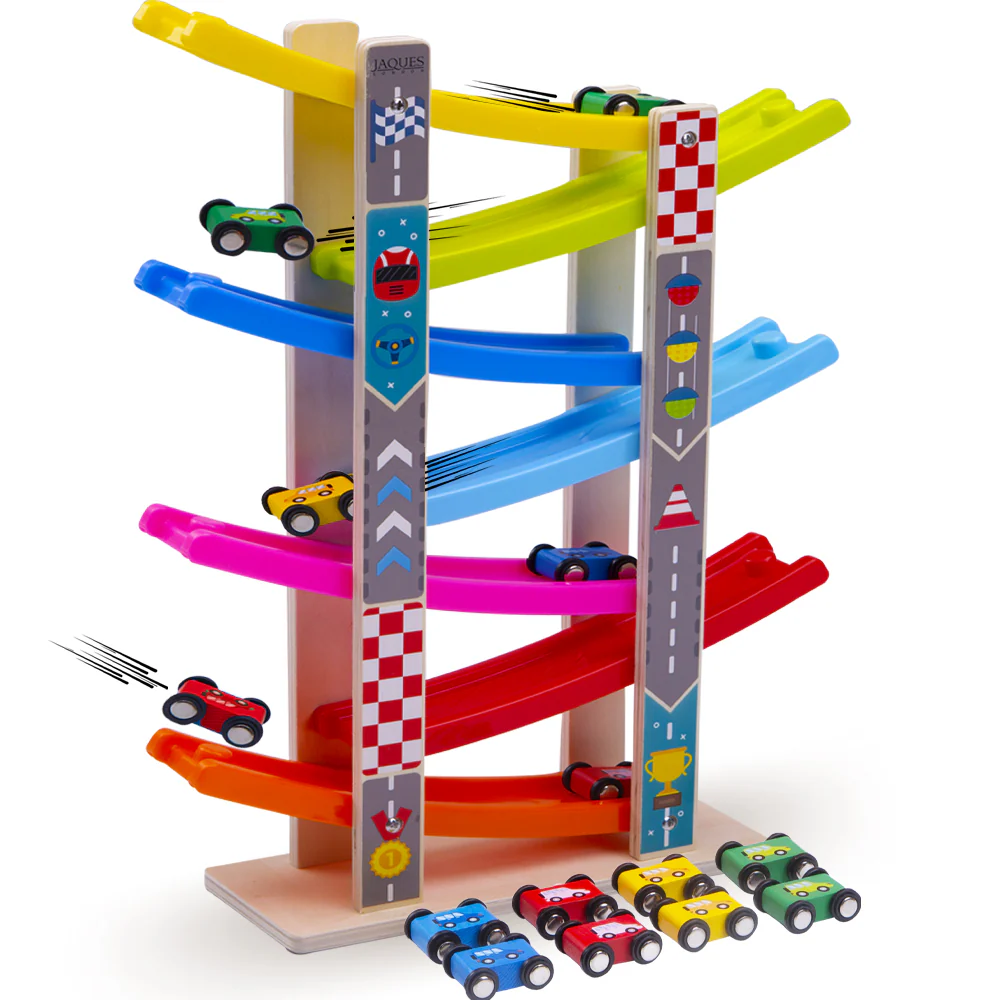 Car Ramp Toy - Colourful Cars & Ramp - Image 2
