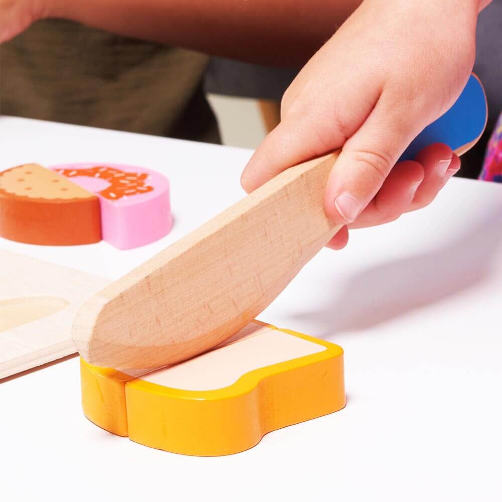 Pretend Bakery Board - Wooden Play Food - Image 4