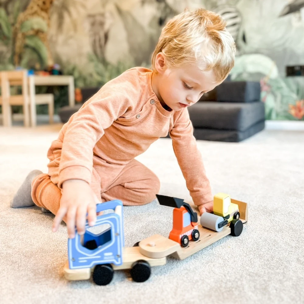 Toy Lorry - Wooden Construction Toy - Image 3