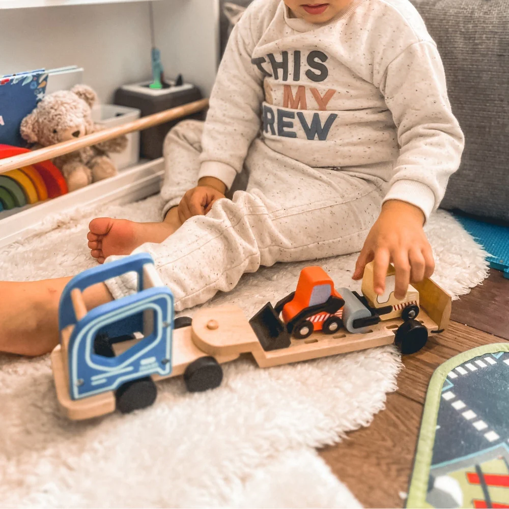 Toy Lorry - Wooden Construction Toy - Image 4