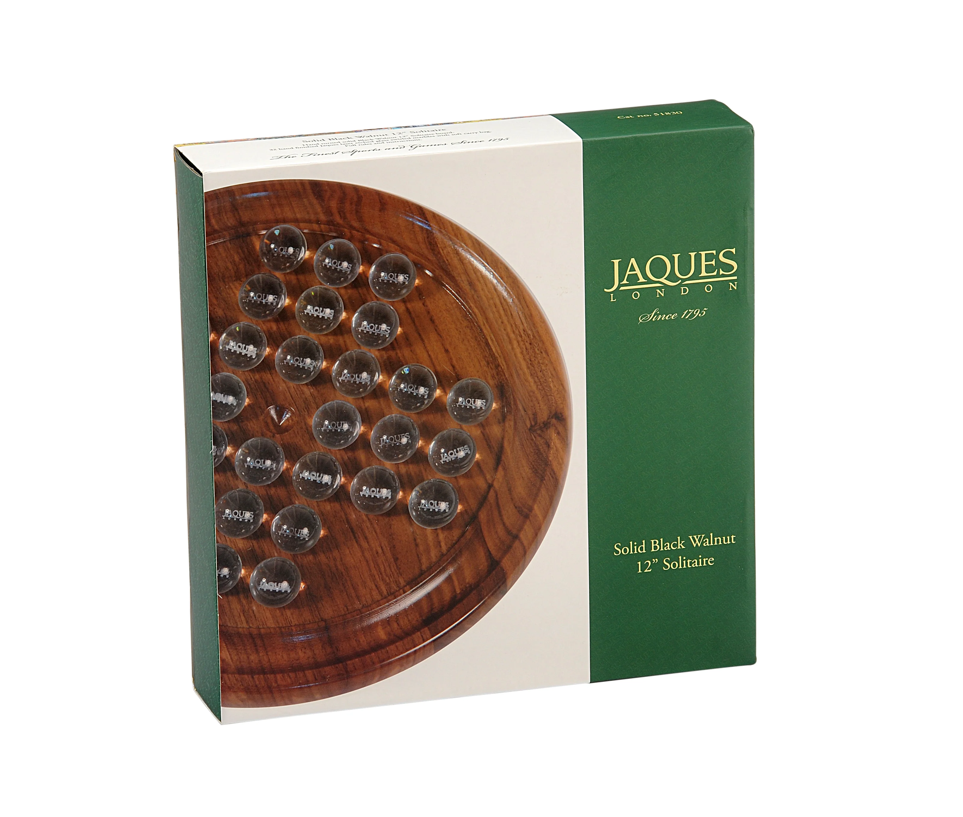 Solitaire With Marbles - 12" Solitaire Board Game - Image 3