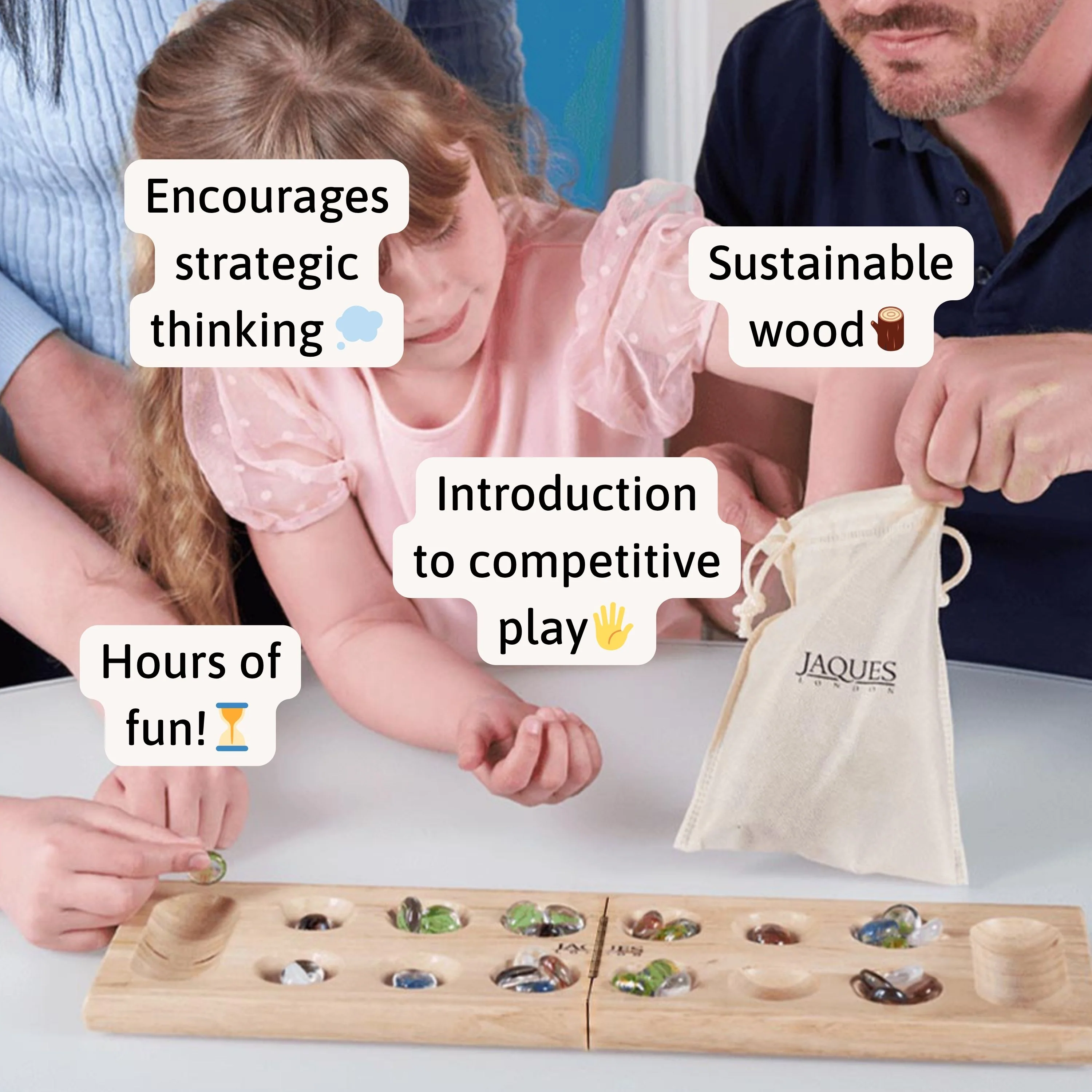 Mancala Game - Luxury Warra Set - Image 6