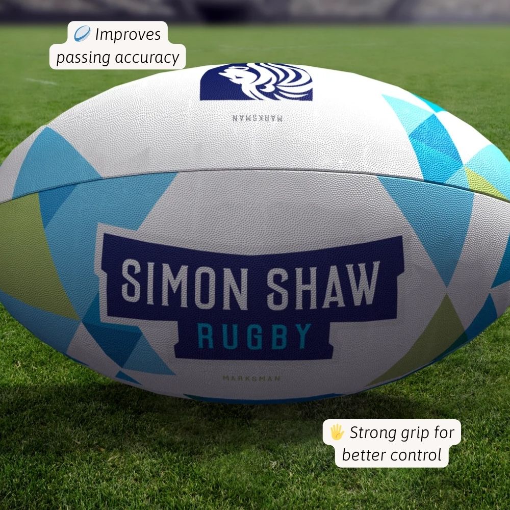 Simon Shaw Marksman Minis Rugby Ball - Image 2