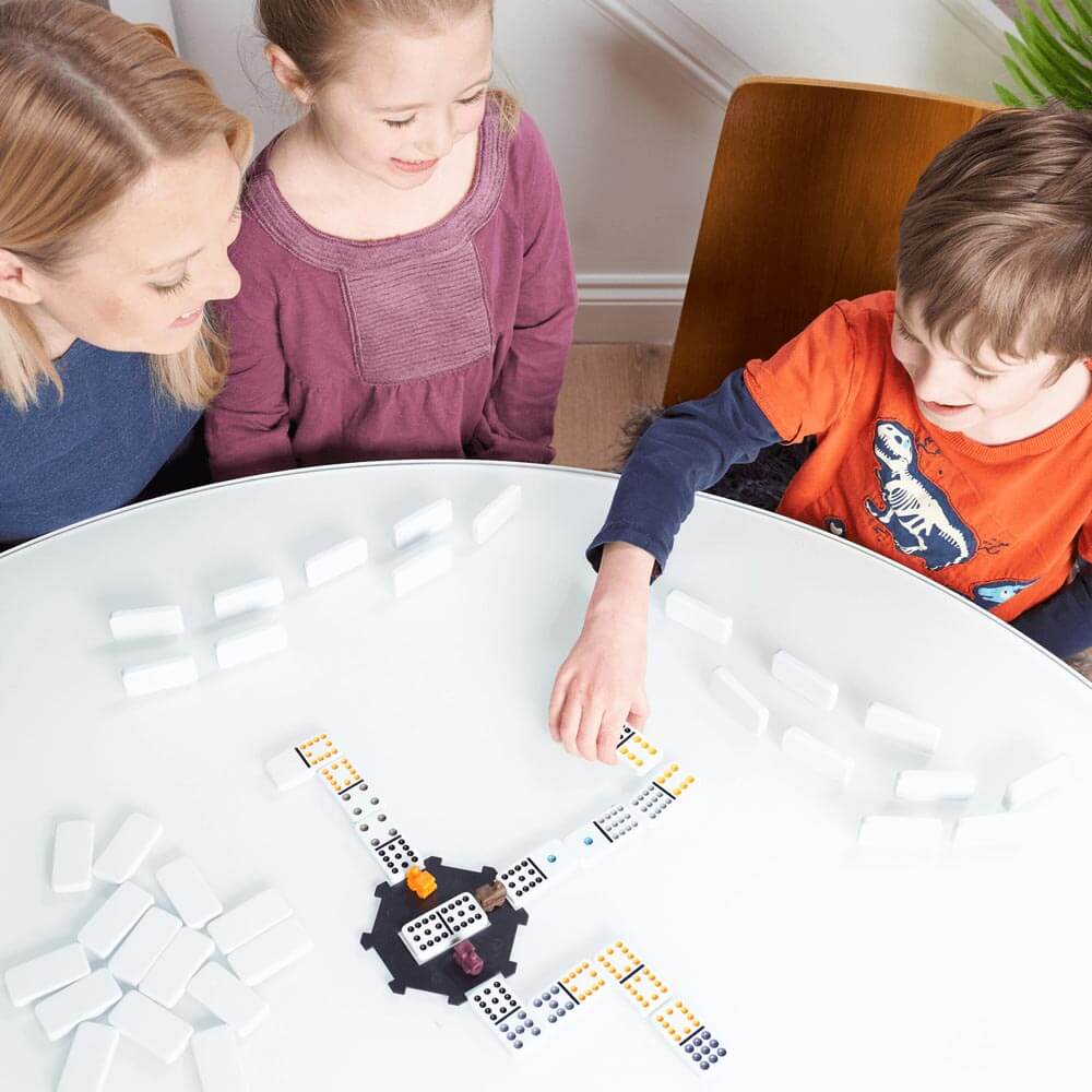 Mexican Train Dominoes - Mexican Dominoes in Wooden Box - Image 4