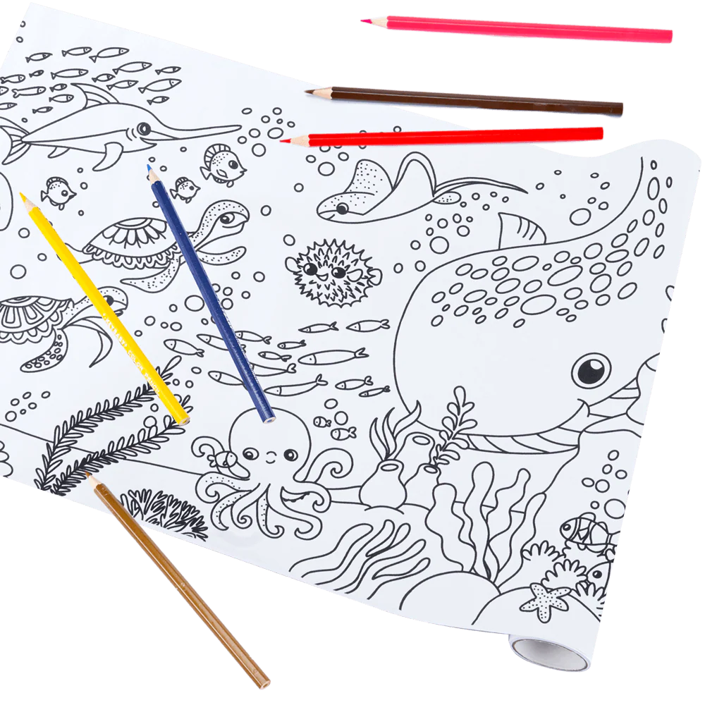 Ocean Colouring Roll