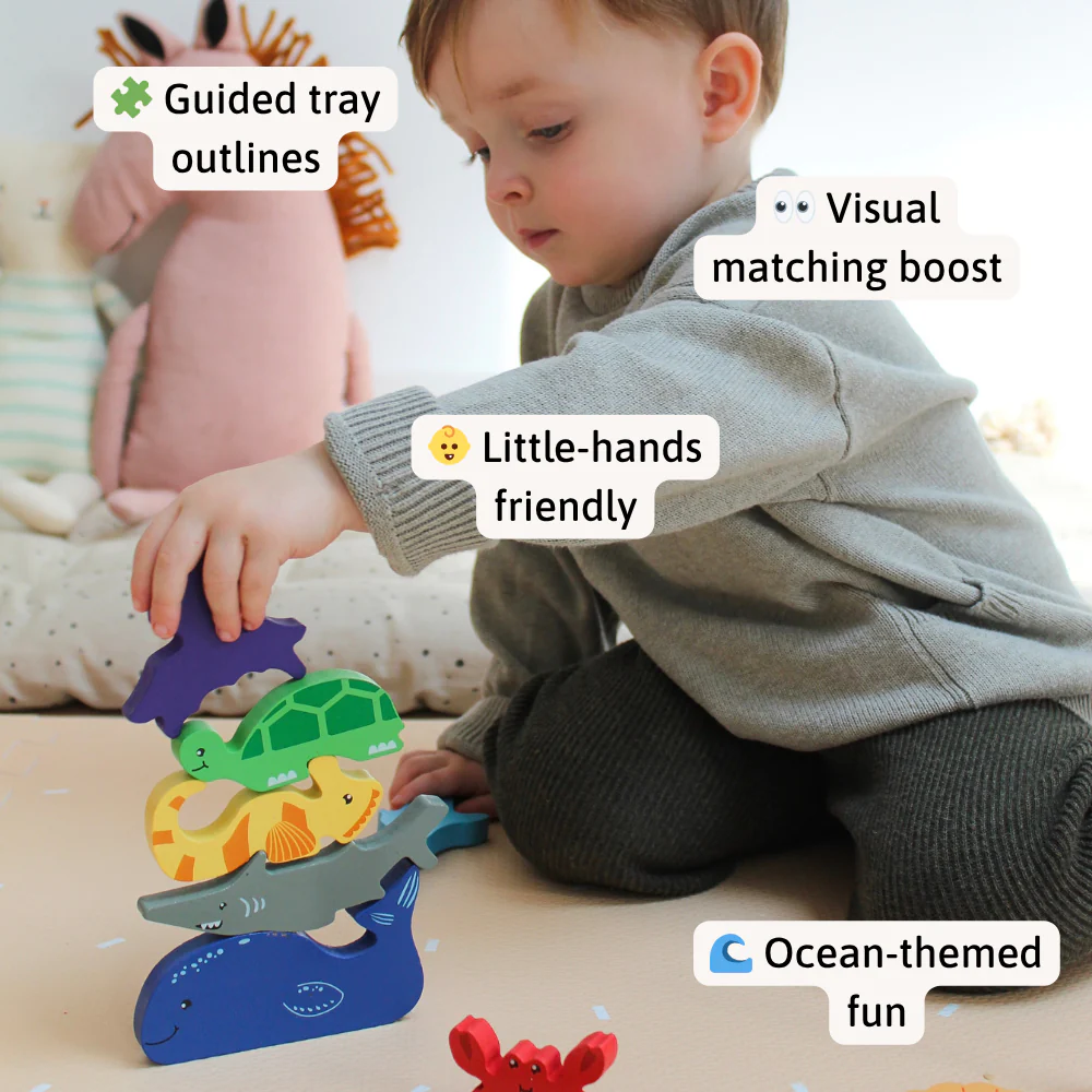 Ocean Puzzle - Wooden Toy For Kids - Image 7