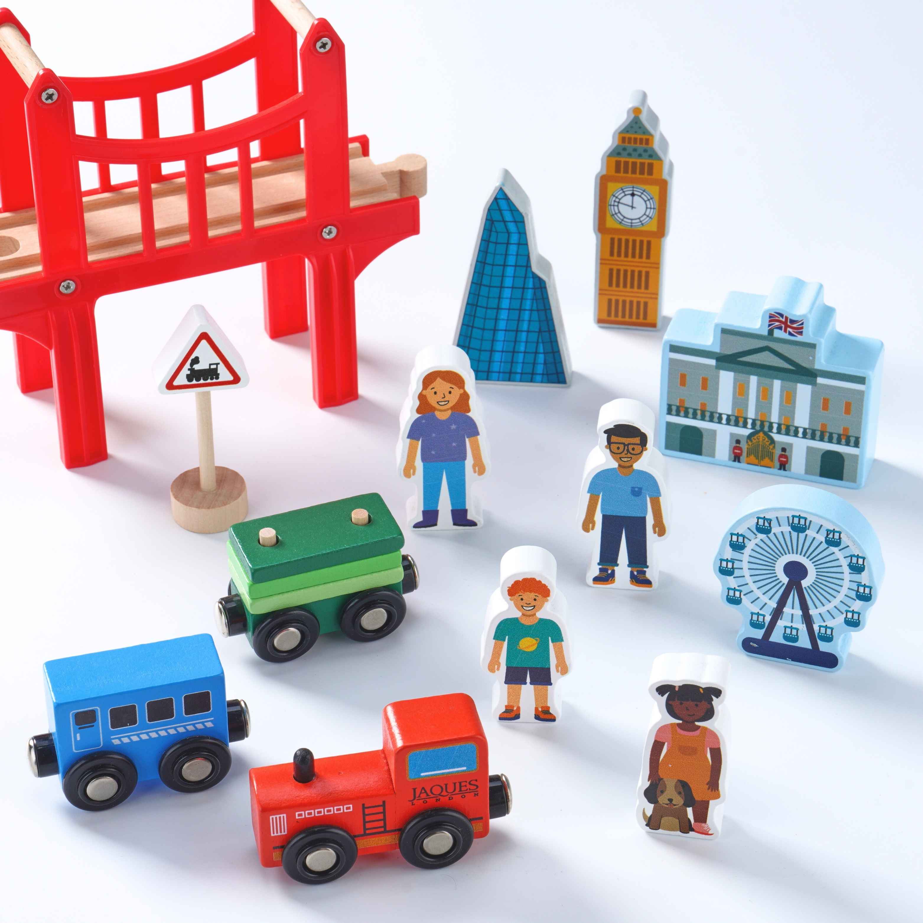 Wooden Train Set - Deluxe - Image 2