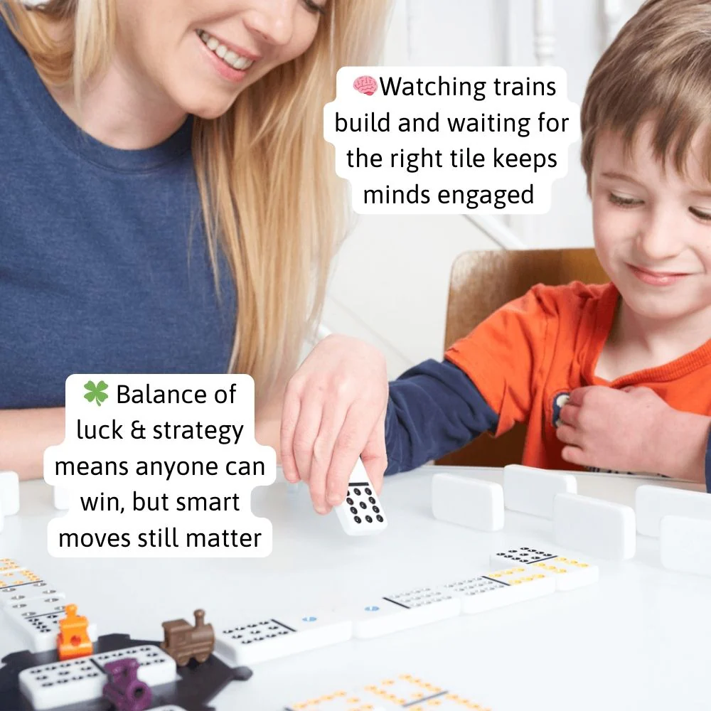 Games For Adults - Mexican Train Dominoes - Image 2