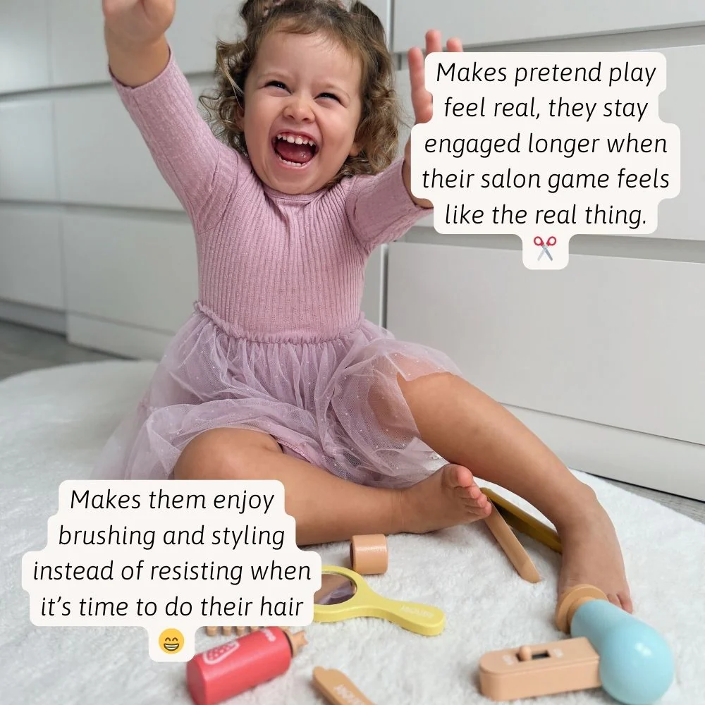 Pretend Play Salon - Toy Vanity Set - Image 2