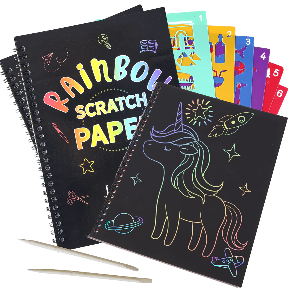 Rainbow Scratch Art Duo Pack