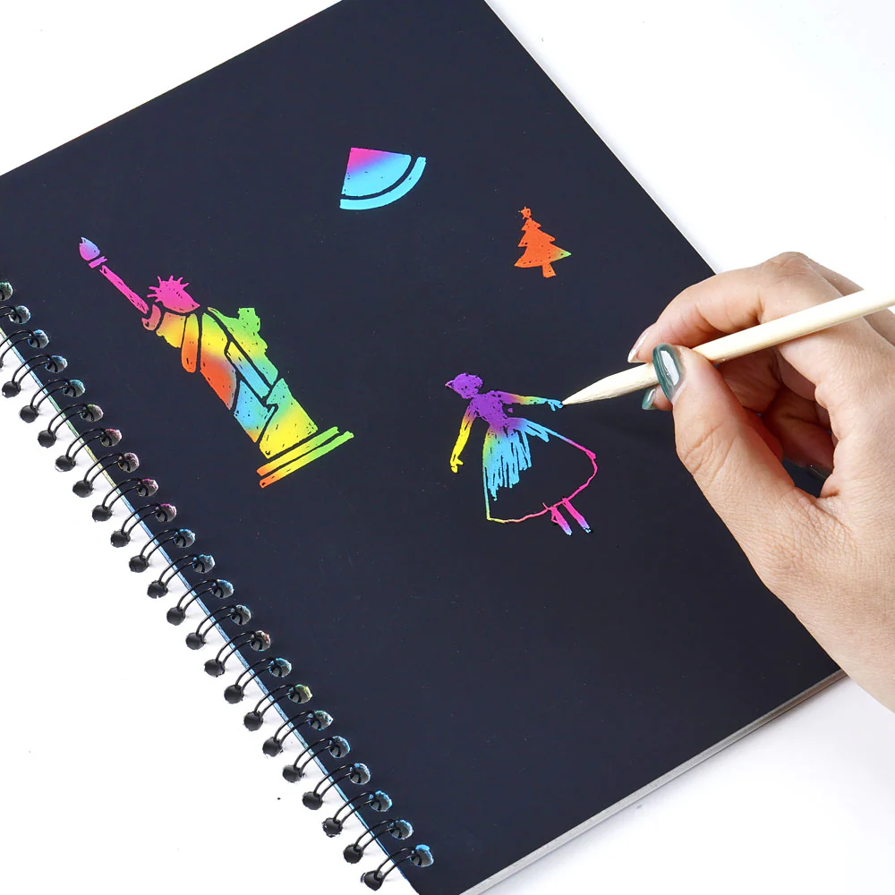 Rainbow Scratch Art Duo Pack - Image 4