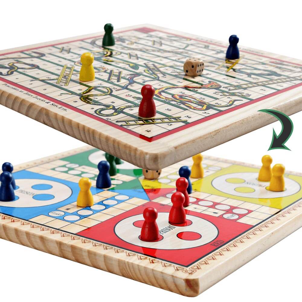 Classic Board Game - Snakes and Ladders & Ludo - Image 2