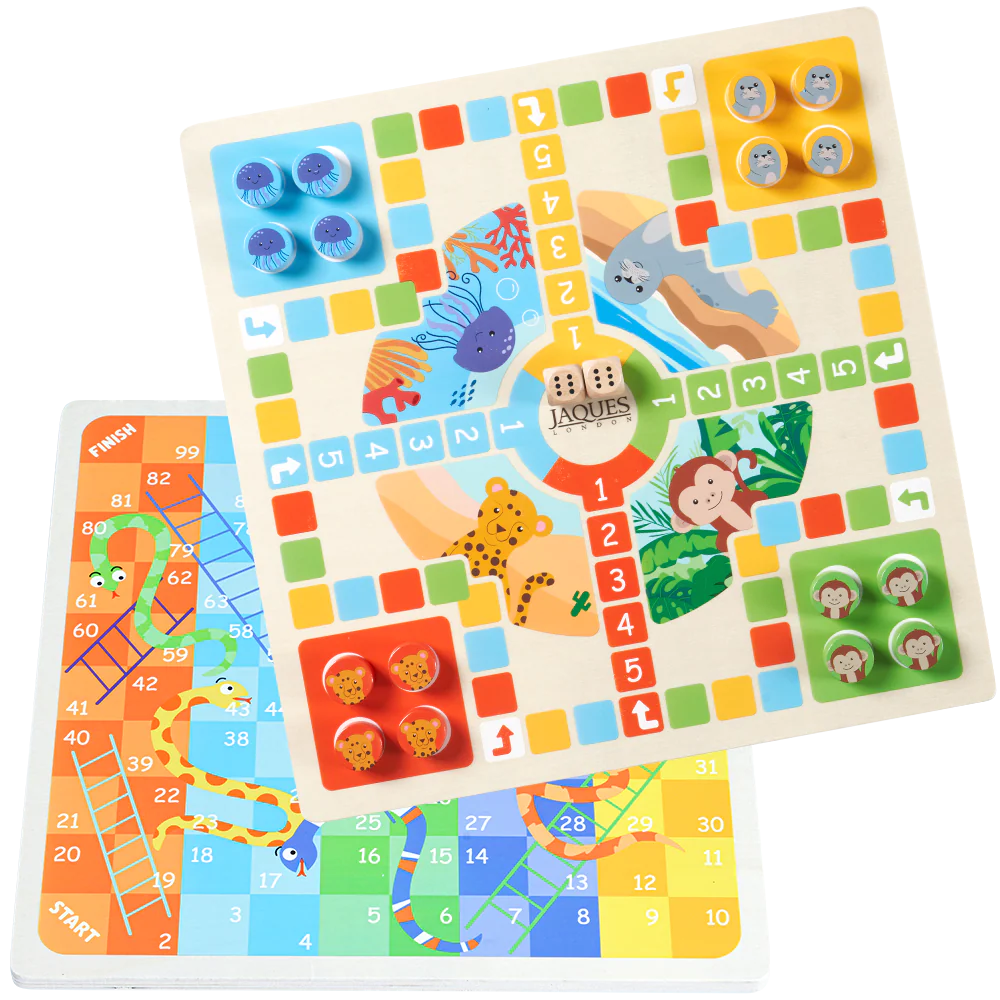 Snakes and Ladders with Ludo - Family Board Game