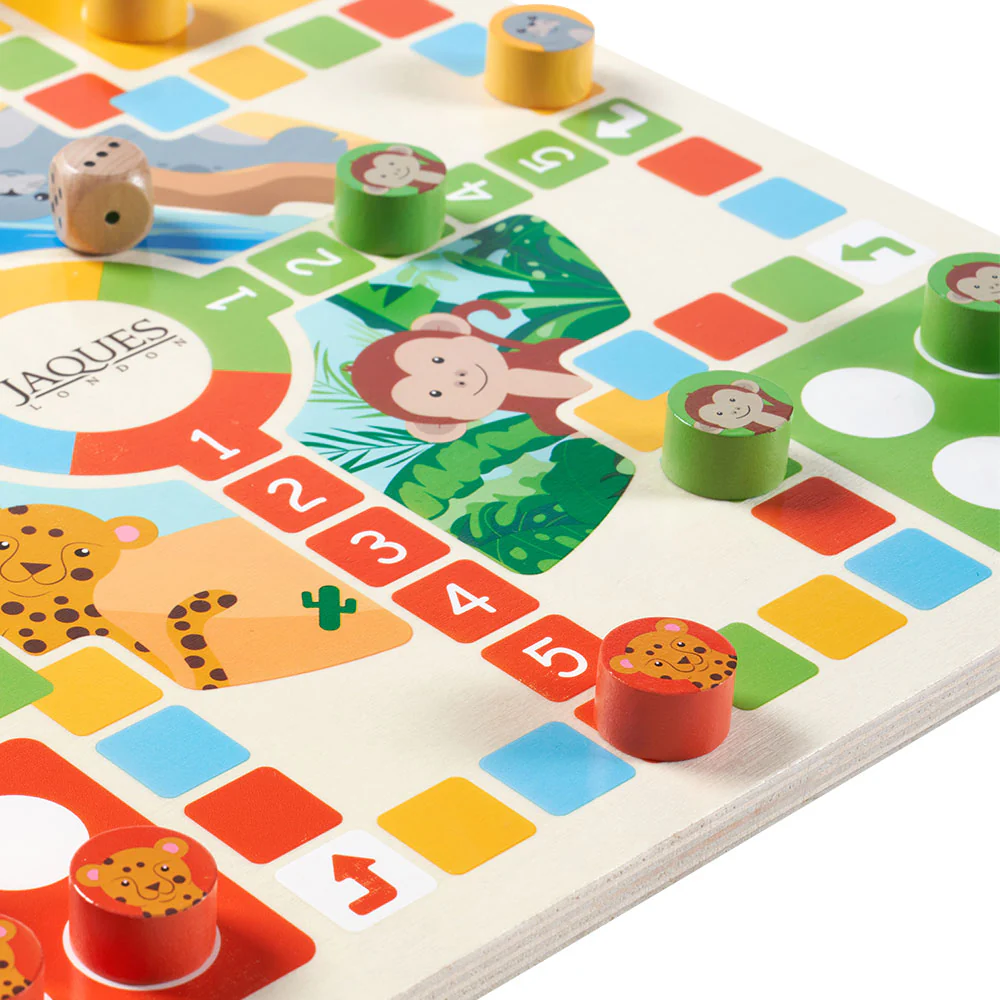 Snakes and Ladders with Ludo - Family Board Game - Image 2