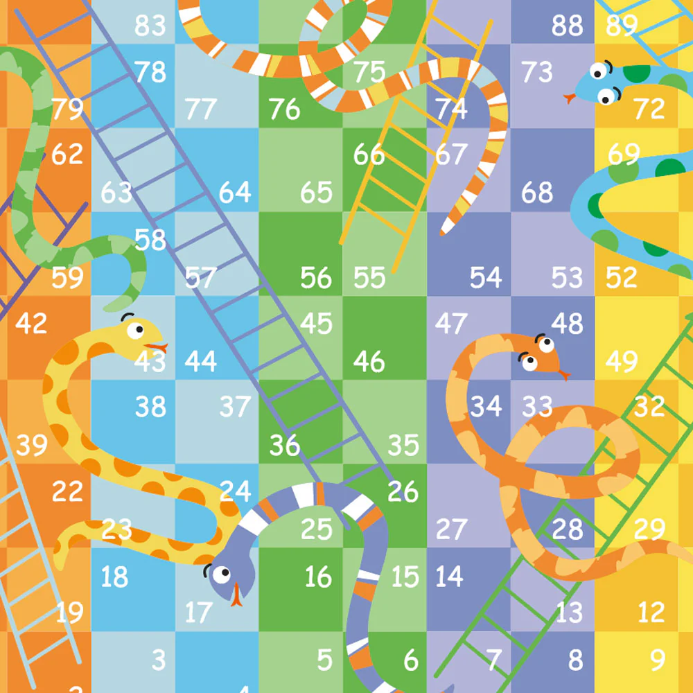 Snakes and Ladders with Ludo - Family Board Game - Image 3
