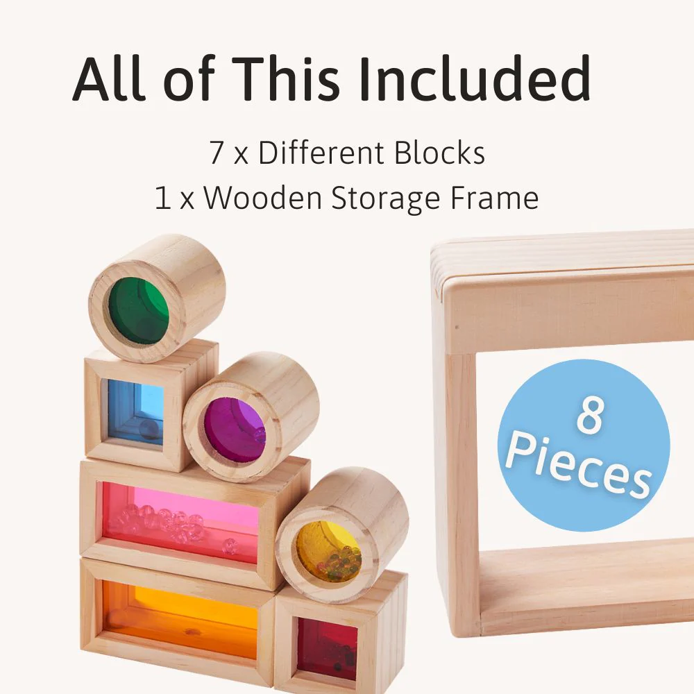 Wooden Baby Blocks - Sensory Toy - Image 3