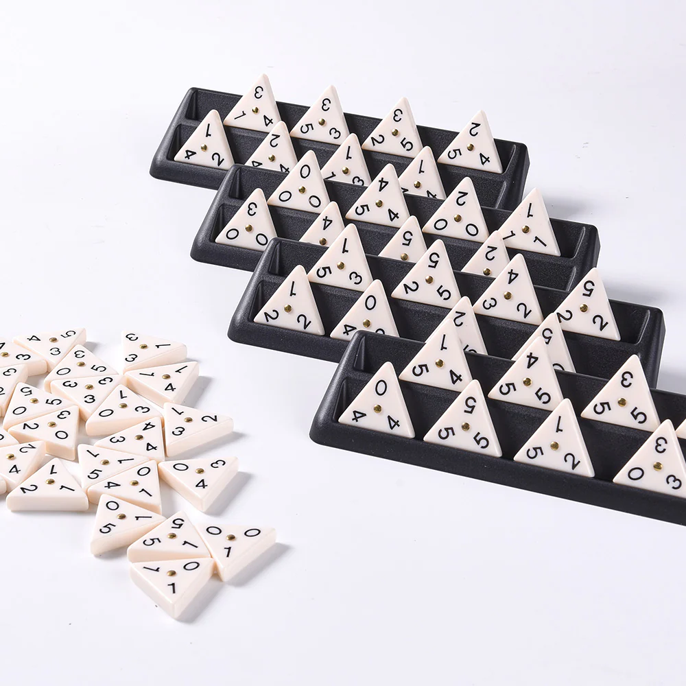 Triangle Dominoes - Full Travel Triangle Dominoes Set - Image 2