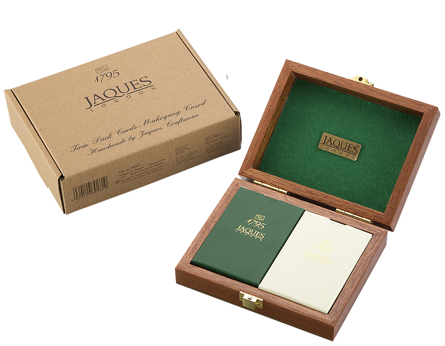 Luxury Playing Cards - Playing Cards in Mahogany Case