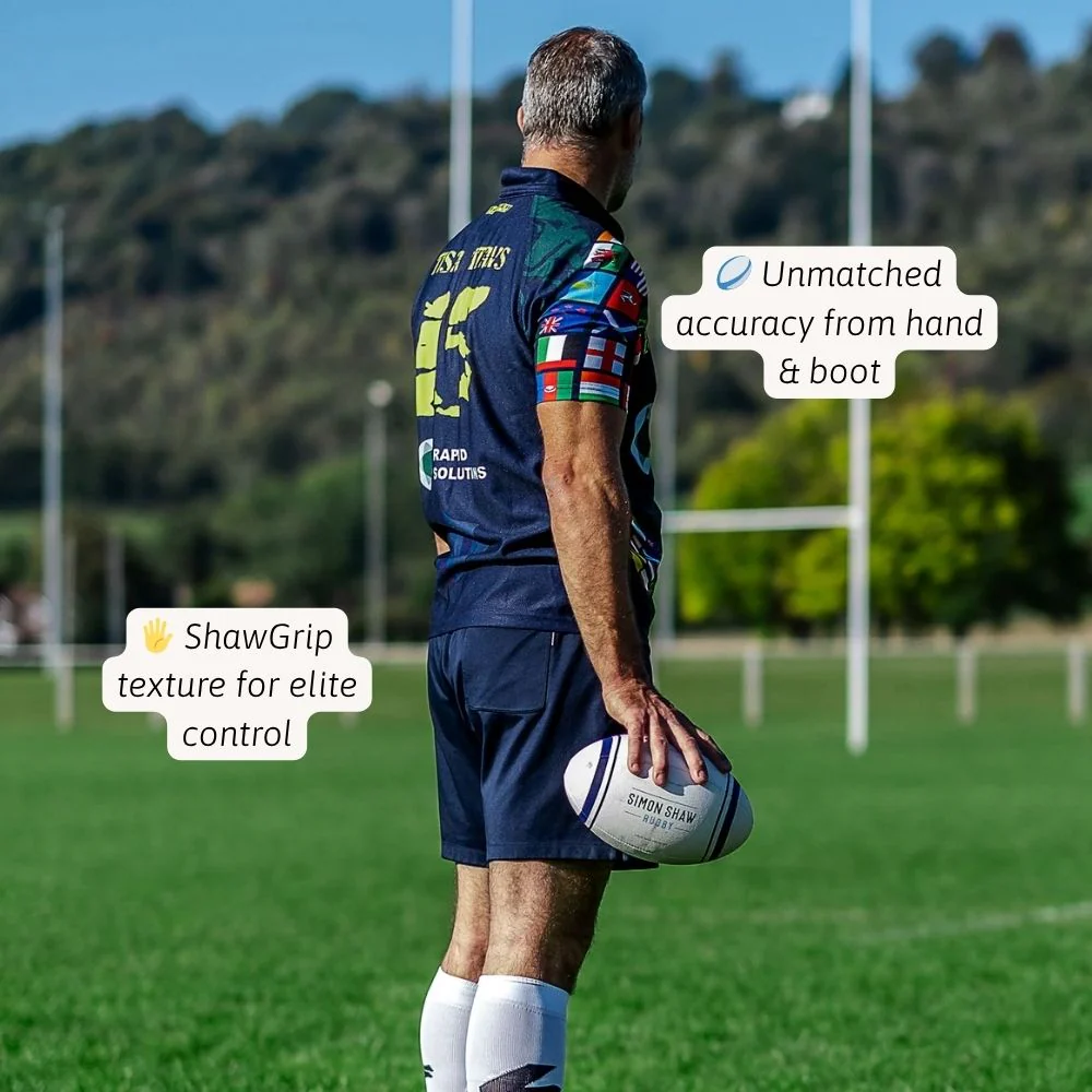 Simon Shaw UltraFlight Rugby Ball - Image 2