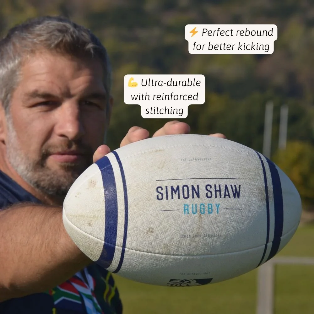 Simon Shaw UltraFlight Rugby Ball - Image 3