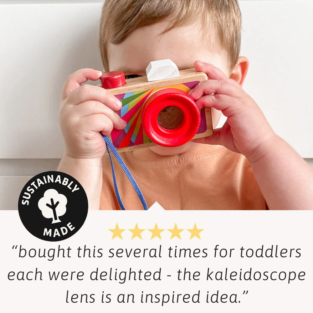 Pretend Play - Wooden Camera Toy - Image 6