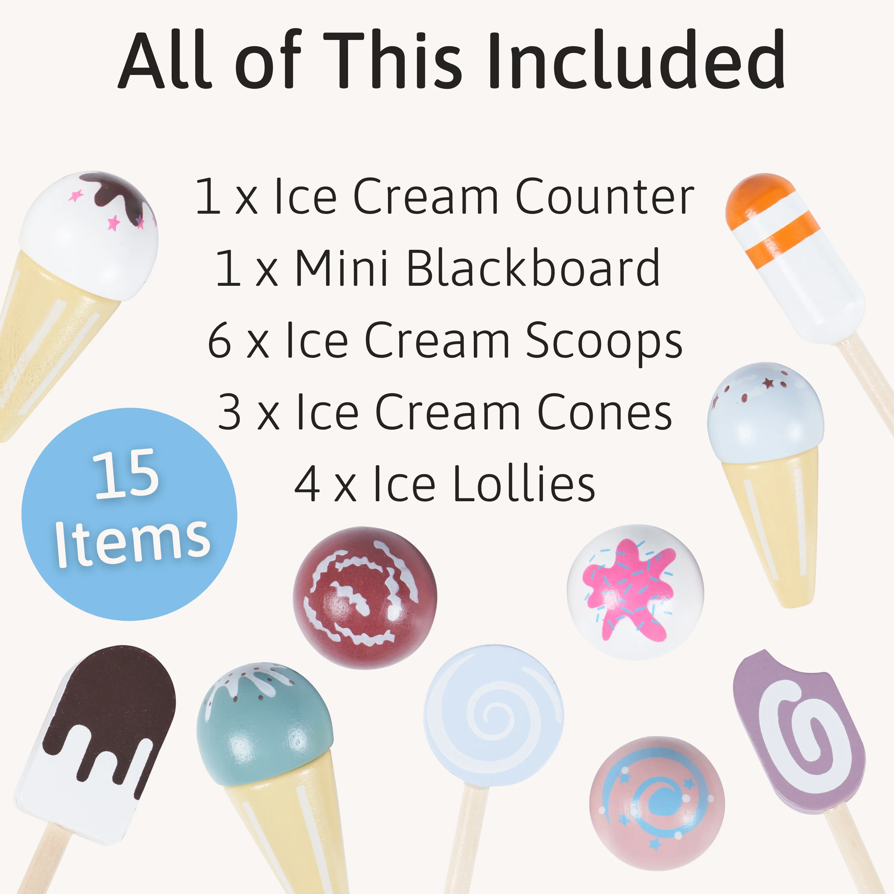 Wooden Ice Cream Counter - Image 3