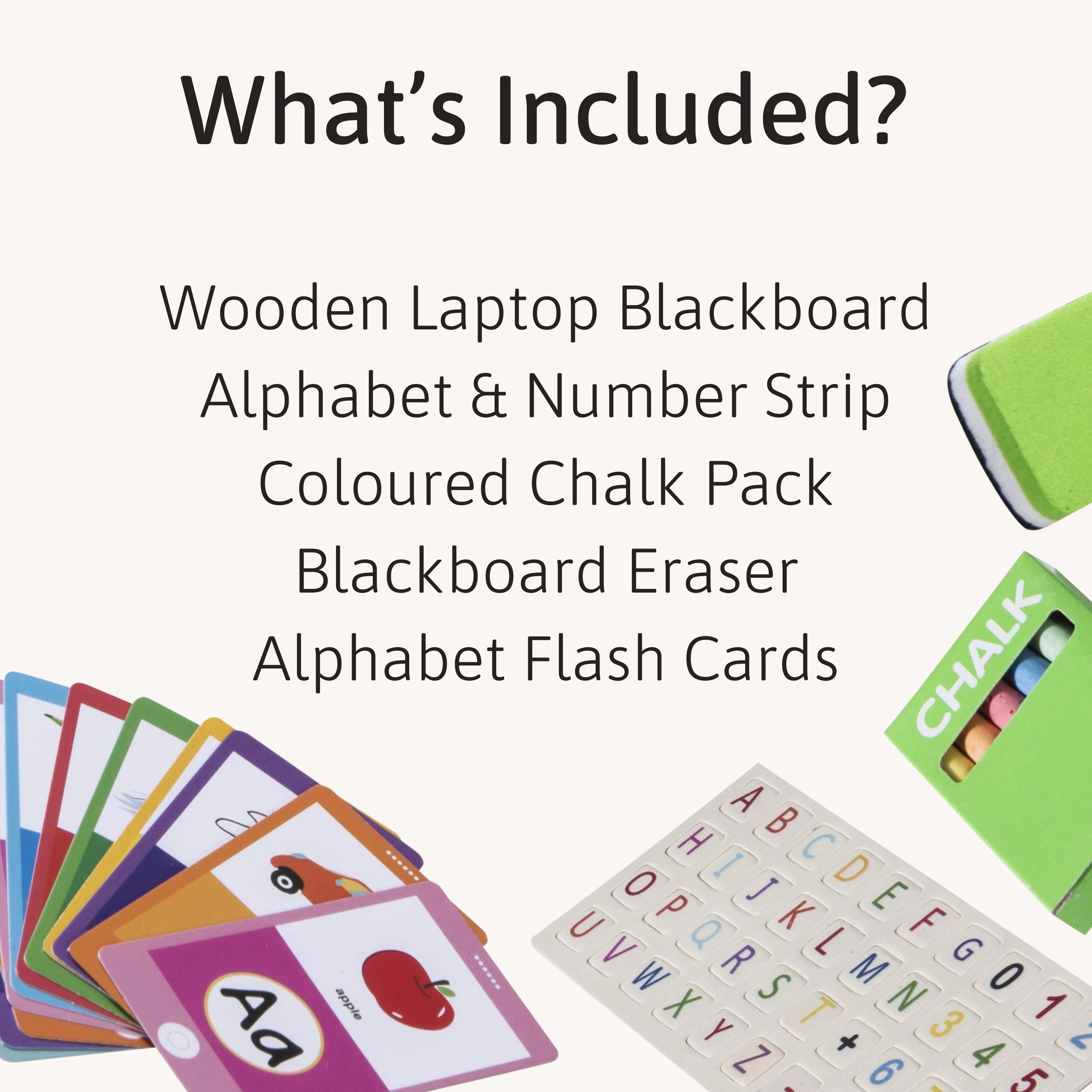 Wooden Laptop - Magnetic Toy - Image 3