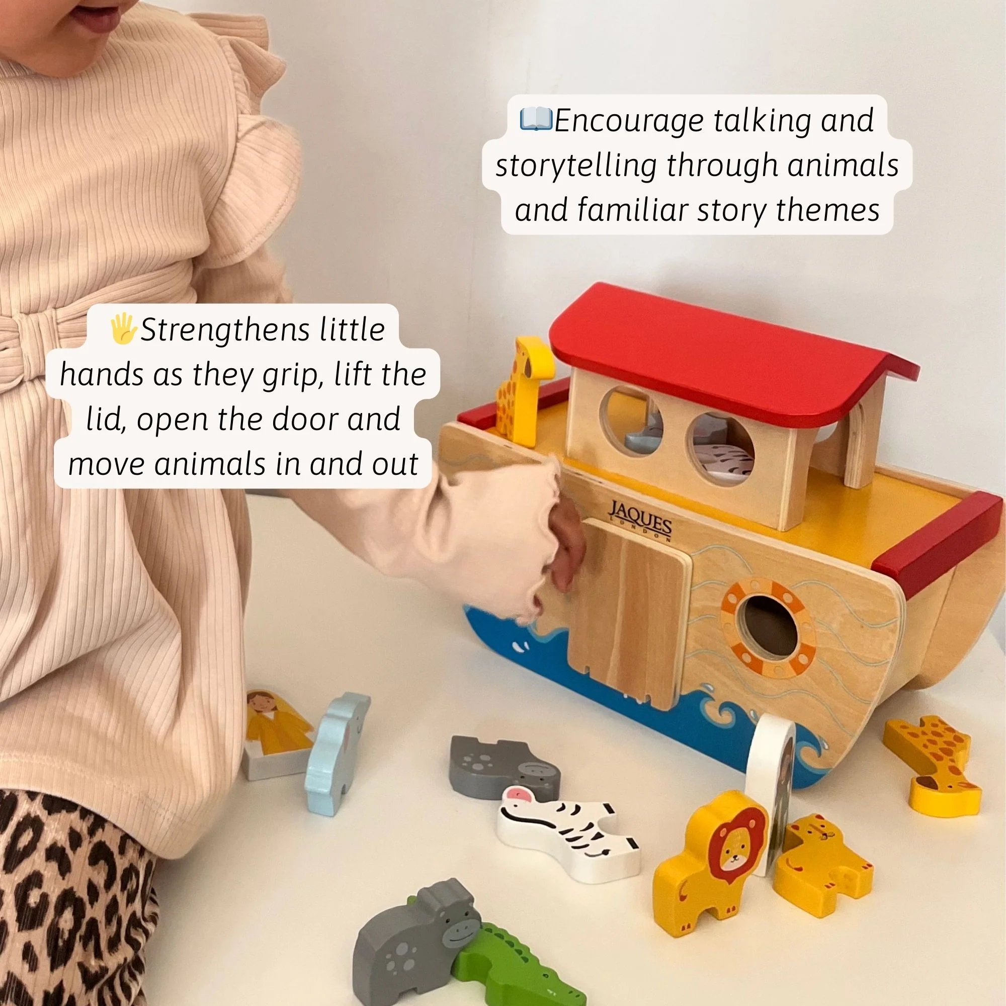 Wooden Noahs Ark - Wooden Animal Toy - Image 3