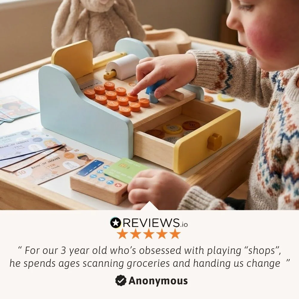 Wooden Play Till - Image 4