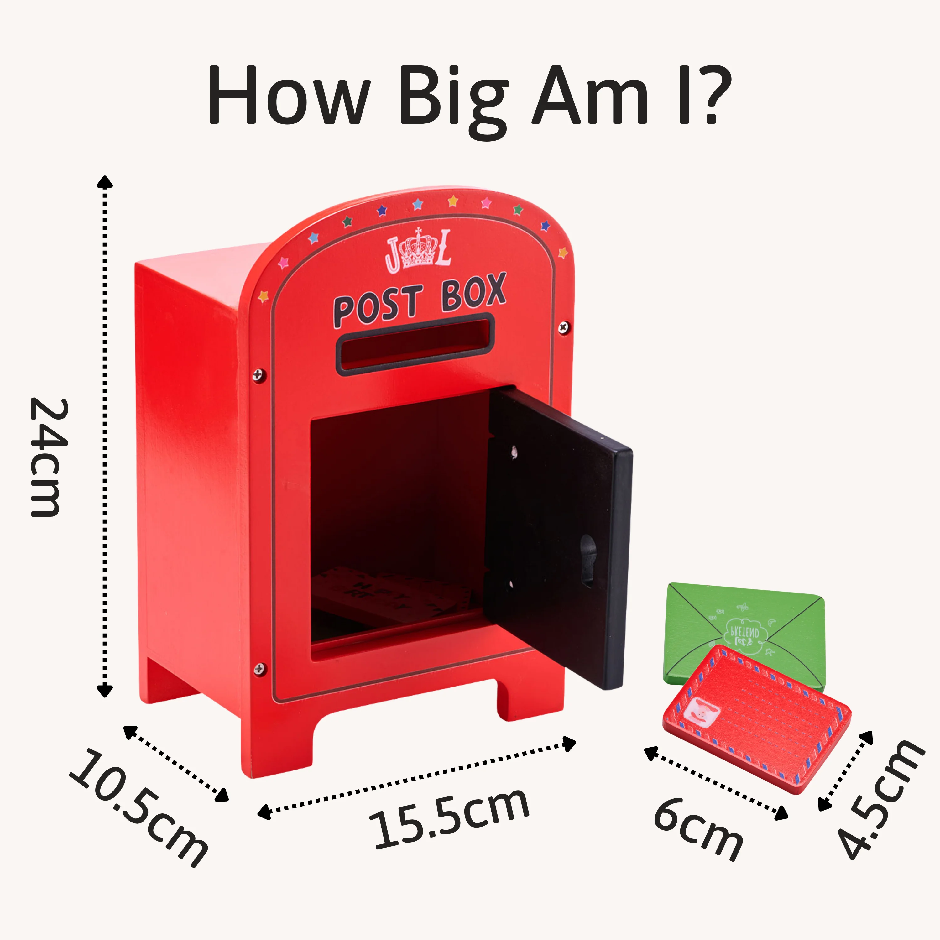 Wooden Post Box - Image 2