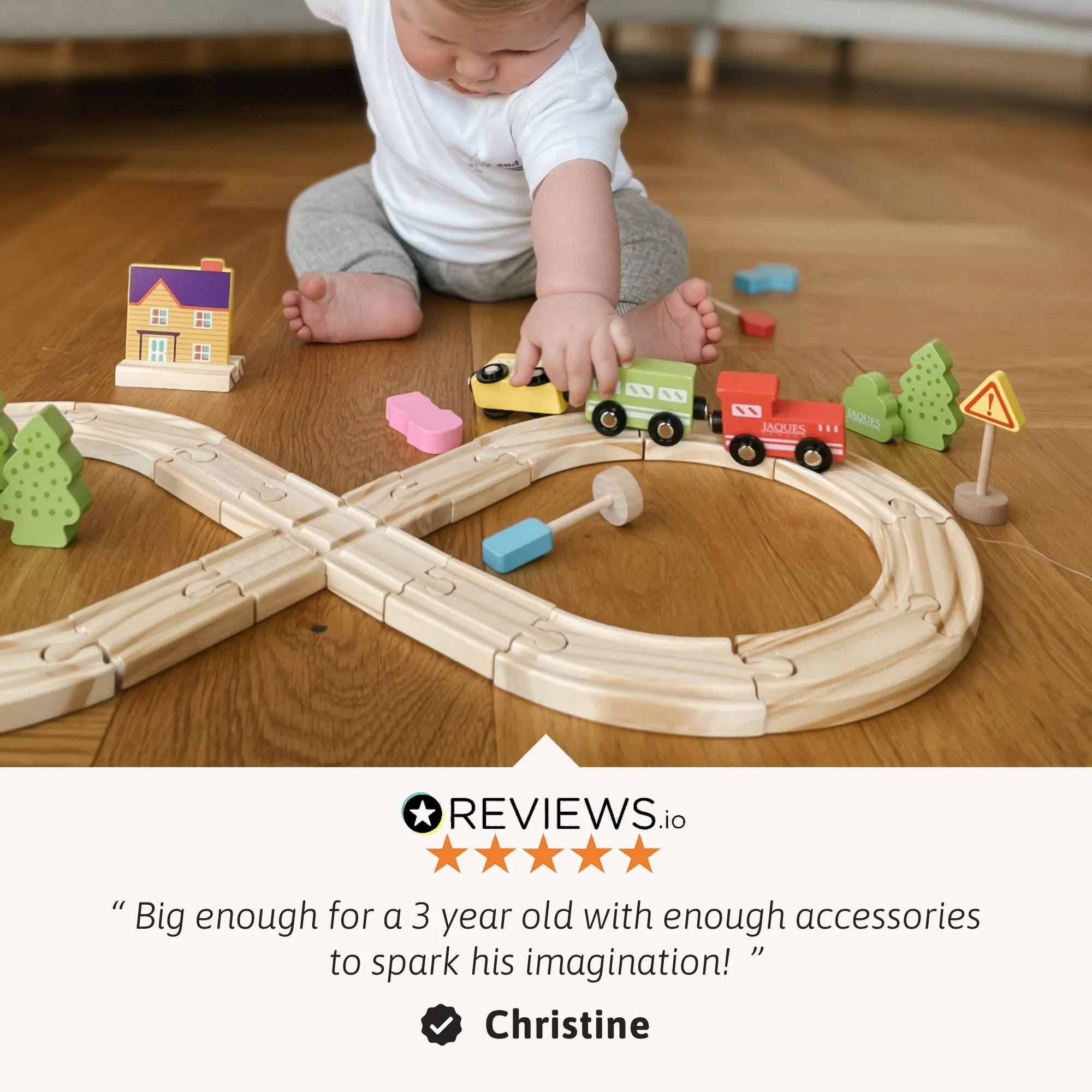 Wooden Train Set - Train for Kids - Image 5