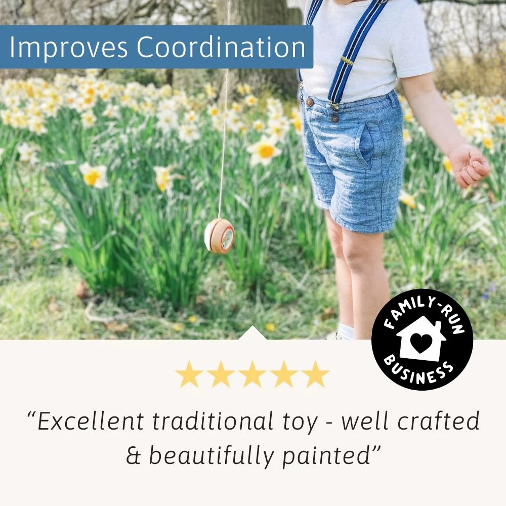 Wooden Yoyo - Kid's Toy - Image 4